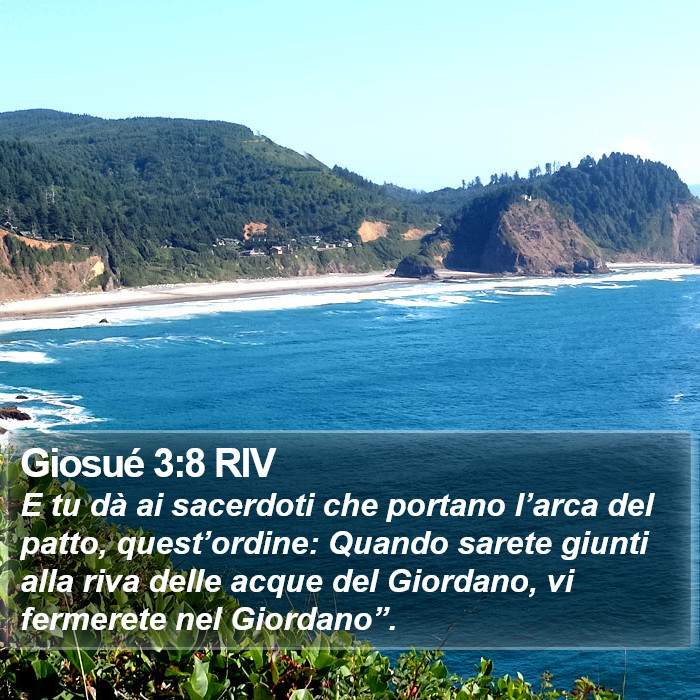 Giosué 3:8 RIV Bible Study