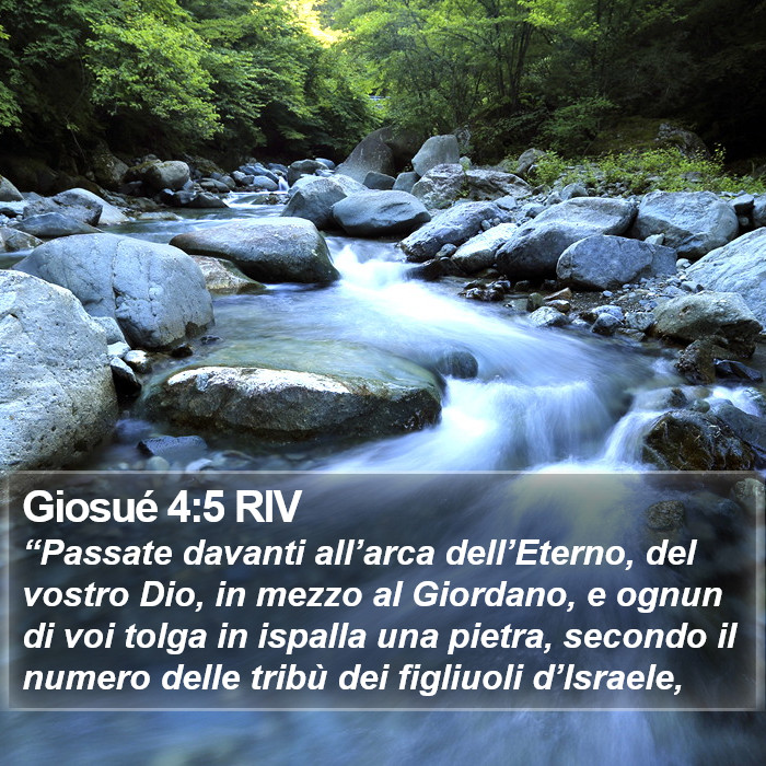 Giosué 4:5 RIV Bible Study