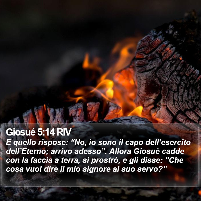 Giosué 5:14 RIV Bible Study