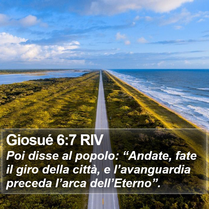 Giosué 6:7 RIV Bible Study