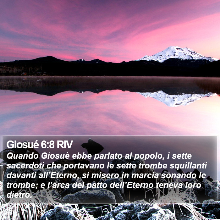 Giosué 6:8 RIV Bible Study