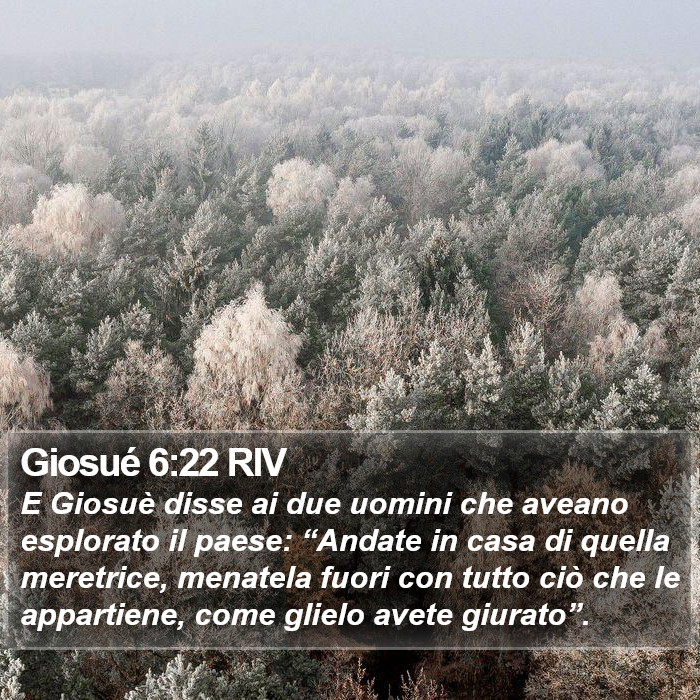 Giosué 6:22 RIV Bible Study