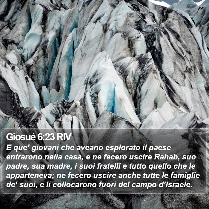 Giosué 6:23 RIV Bible Study