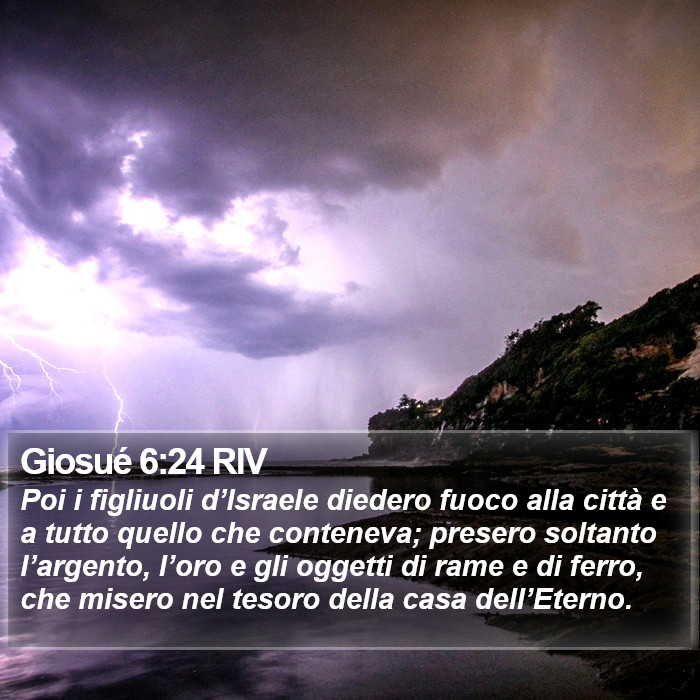 Giosué 6:24 RIV Bible Study