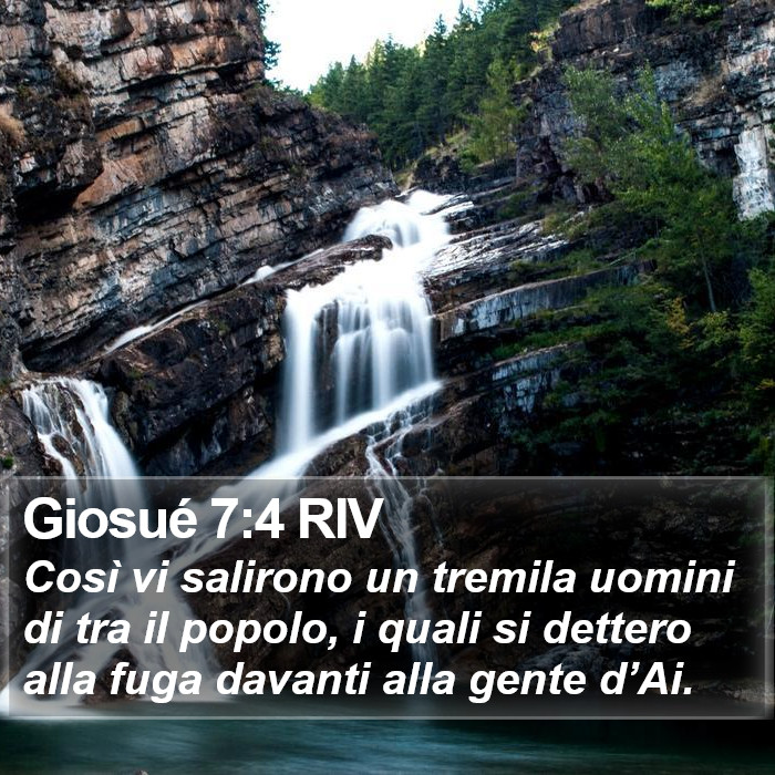 Giosué 7:4 RIV Bible Study