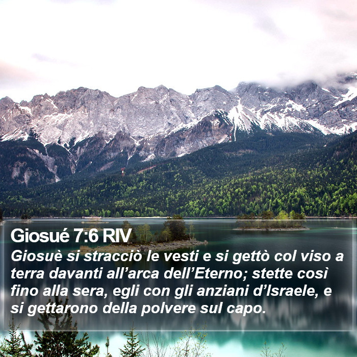 Giosué 7:6 RIV Bible Study