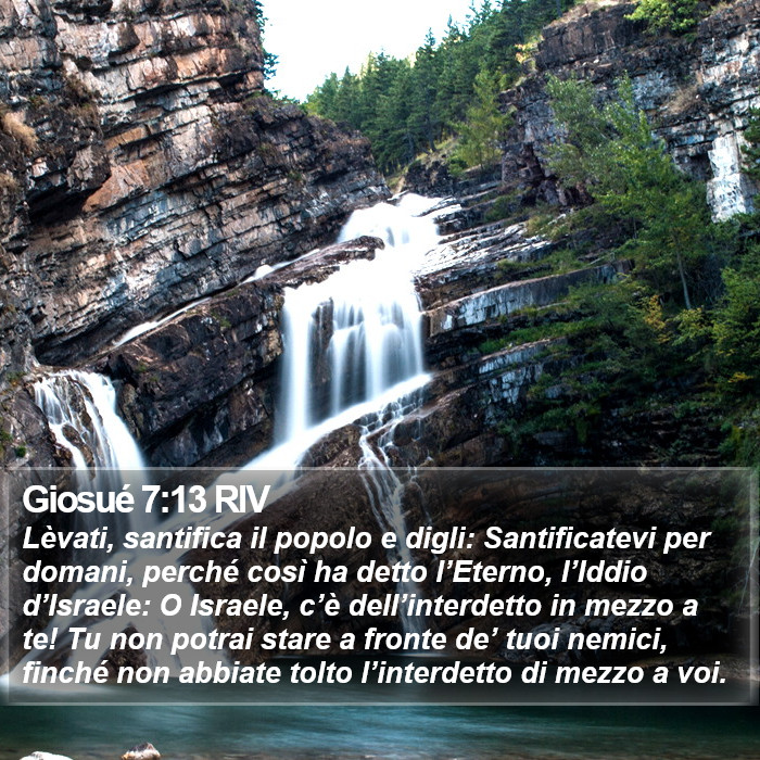 Giosué 7:13 RIV Bible Study