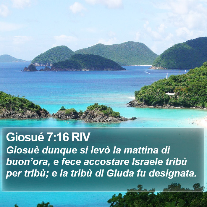 Giosué 7:16 RIV Bible Study