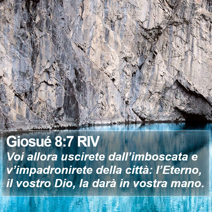Giosué 8:7 RIV Bible Study