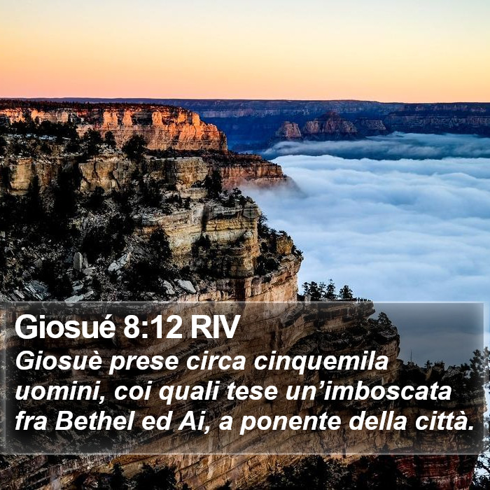 Giosué 8:12 RIV Bible Study