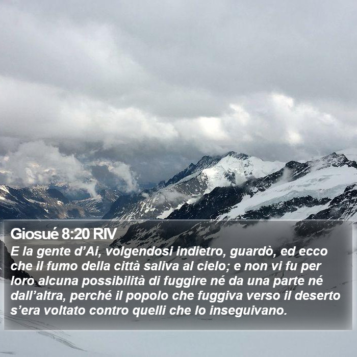 Giosué 8:20 RIV Bible Study