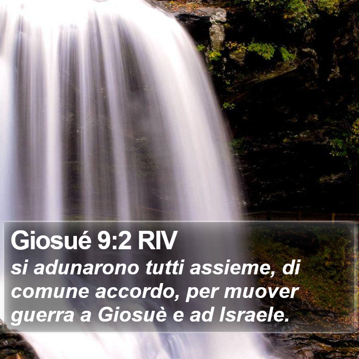 Giosué 9:2 RIV Bible Study