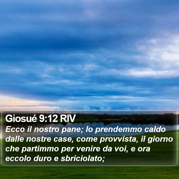 Giosué 9:12 RIV Bible Study