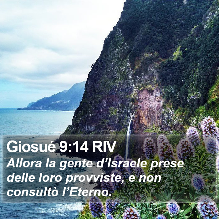 Giosué 9:14 RIV Bible Study