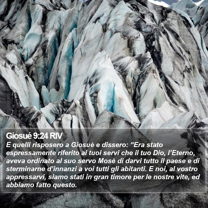 Giosué 9:24 RIV Bible Study