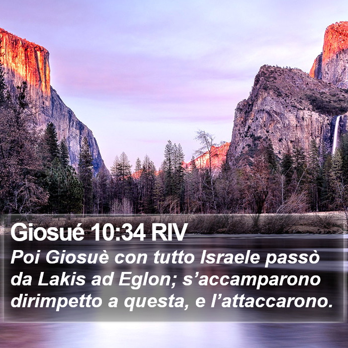Giosué 10:34 RIV Bible Study