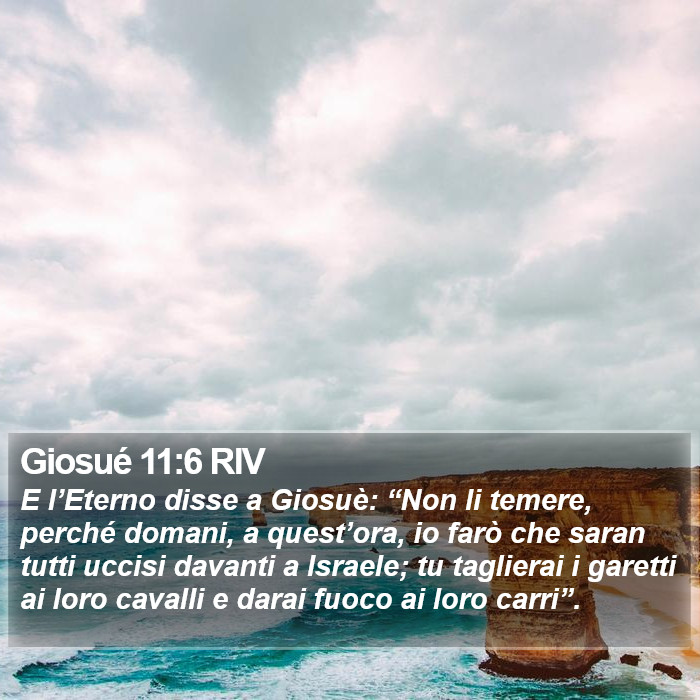 Giosué 11:6 RIV Bible Study