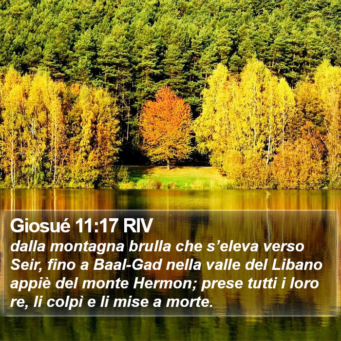Giosué 11:17 RIV Bible Study