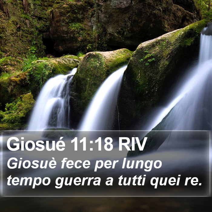 Giosué 11:18 RIV Bible Study