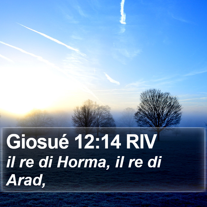 Giosué 12:14 RIV Bible Study