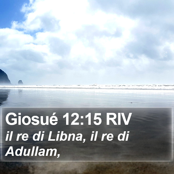 Giosué 12:15 RIV Bible Study