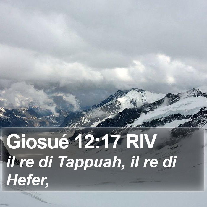 Giosué 12:17 RIV Bible Study
