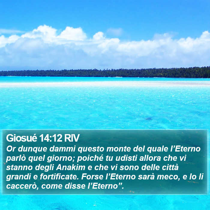 Giosué 14:12 RIV Bible Study