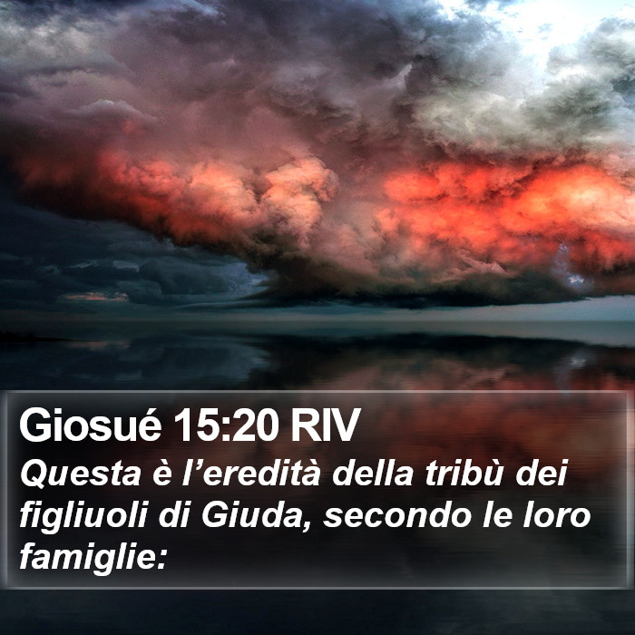 Giosué 15:20 RIV Bible Study