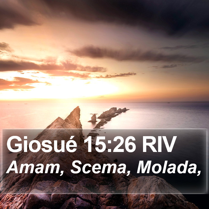 Giosué 15:26 RIV Bible Study