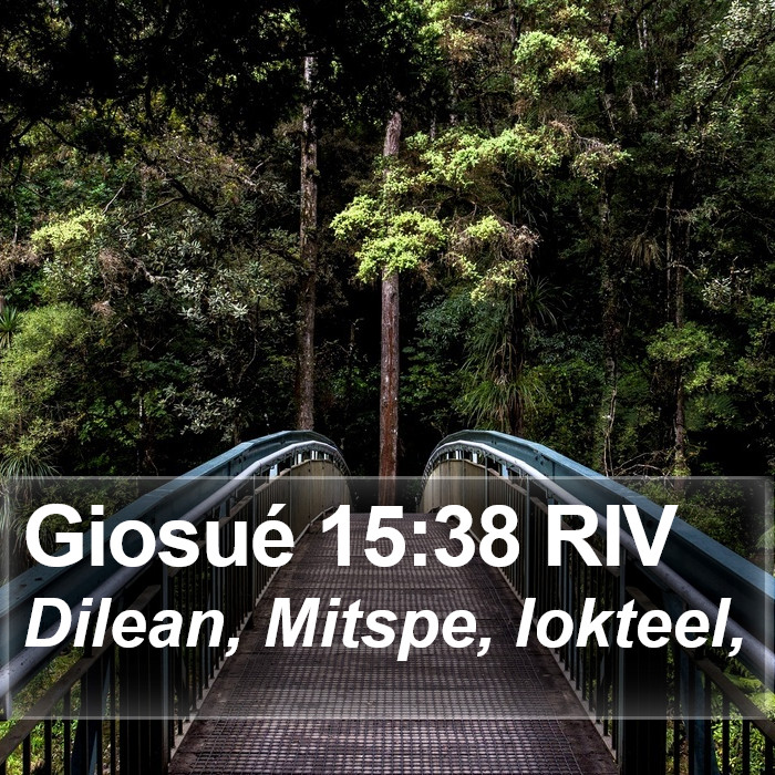 Giosué 15:38 RIV Bible Study