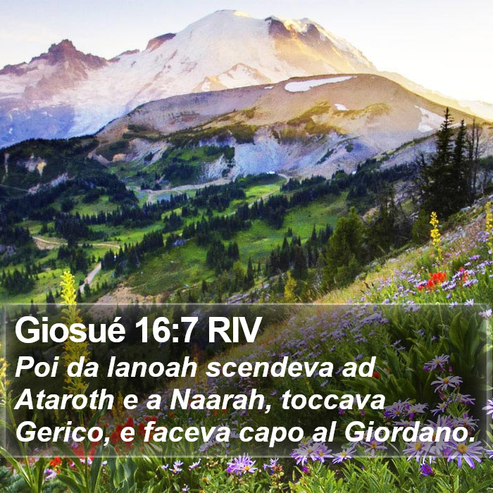 Giosué 16:7 RIV Bible Study