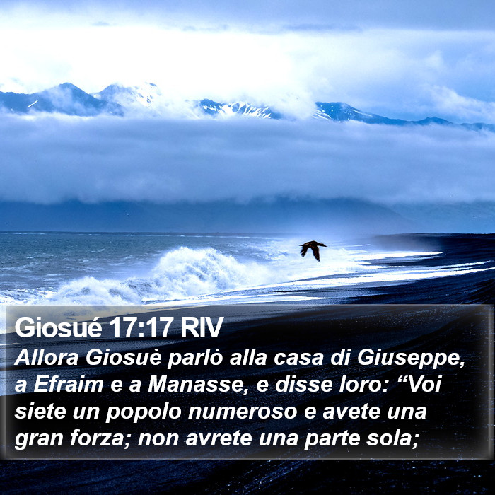 Giosué 17:17 RIV Bible Study
