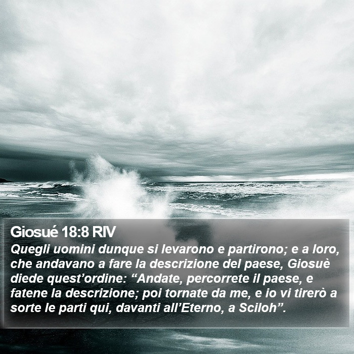 Giosué 18:8 RIV Bible Study