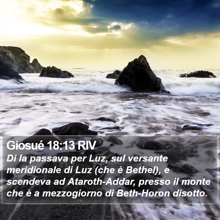 Giosué 18:13 RIV Bible Study