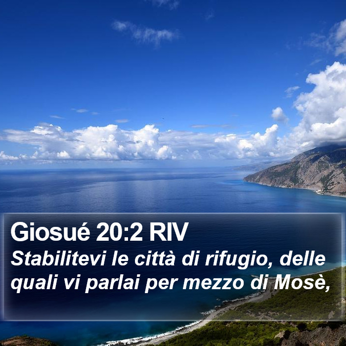 Giosué 20:2 RIV Bible Study