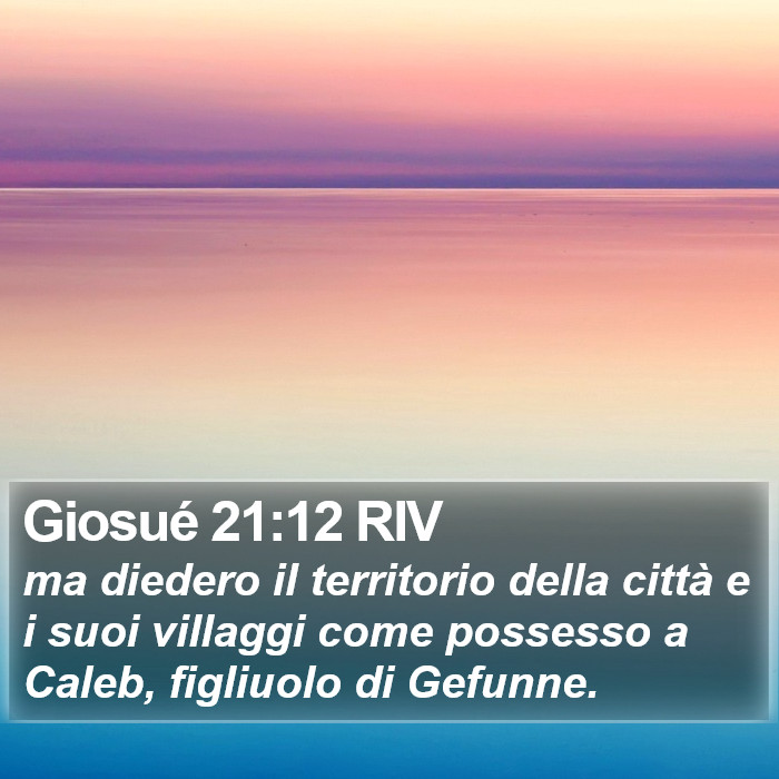 Giosué 21:12 RIV Bible Study