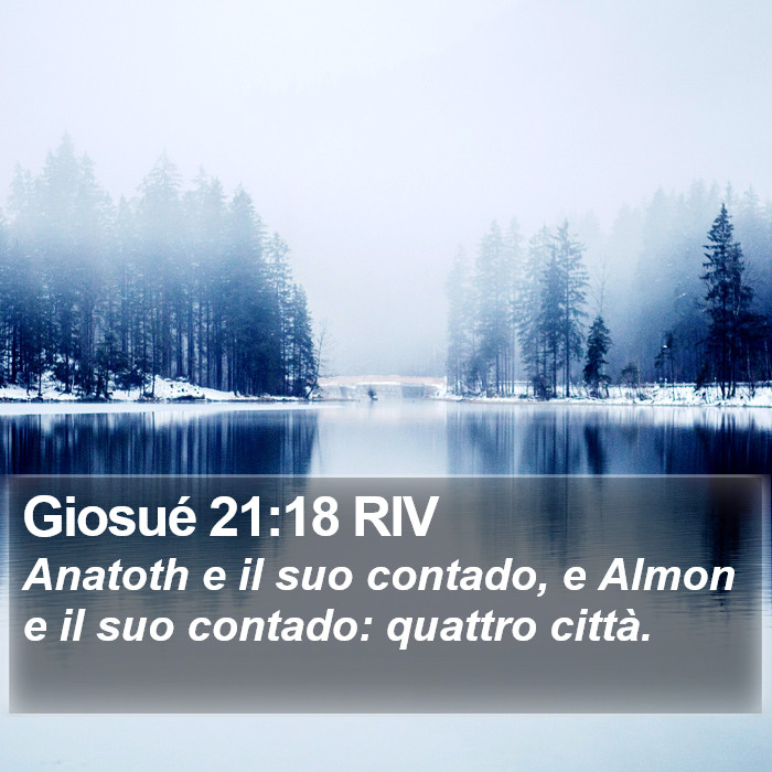 Giosué 21:18 RIV Bible Study