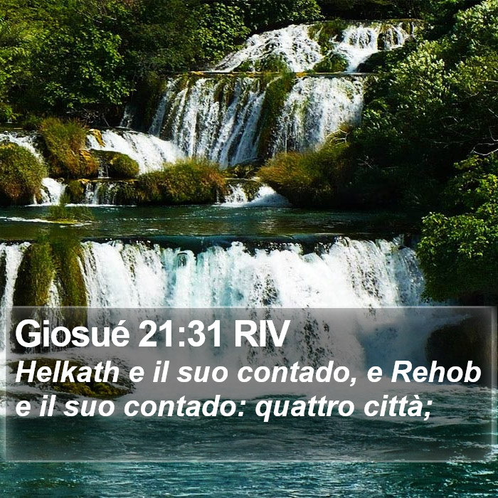 Giosué 21:31 RIV Bible Study