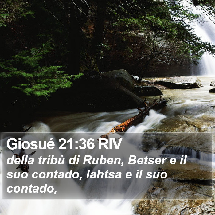 Giosué 21:36 RIV Bible Study