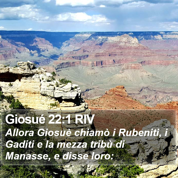 Giosué 22:1 RIV Bible Study