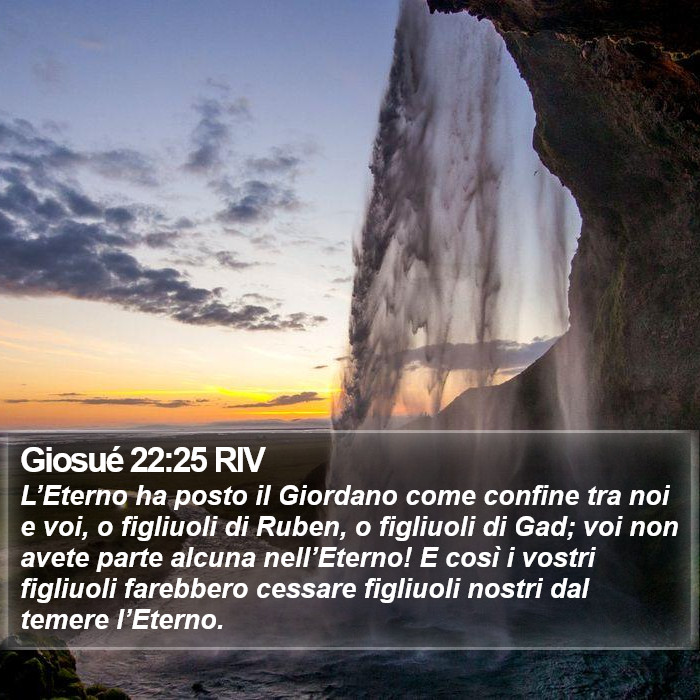 Giosué 22:25 RIV Bible Study