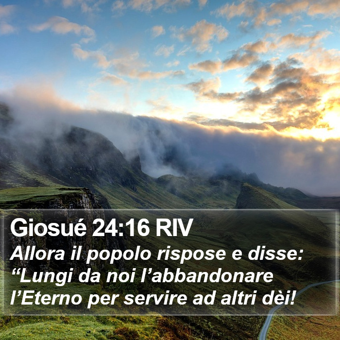 Giosué 24:16 RIV Bible Study