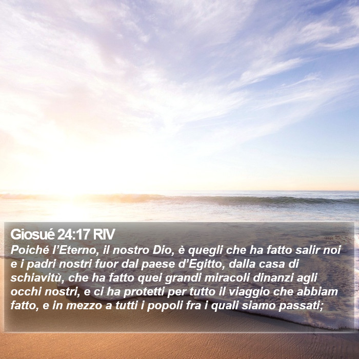 Giosué 24:17 RIV Bible Study
