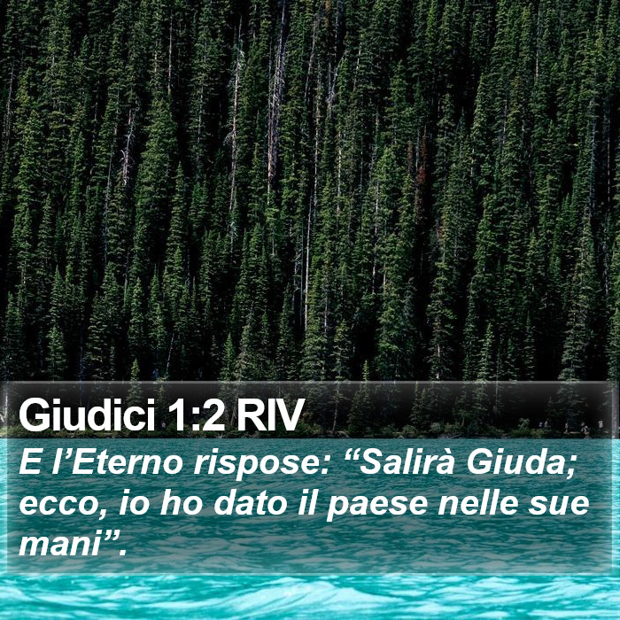 Giudici 1:2 RIV Bible Study