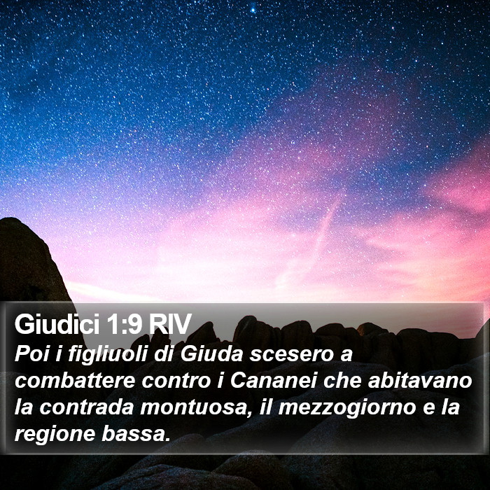 Giudici 1:9 RIV Bible Study