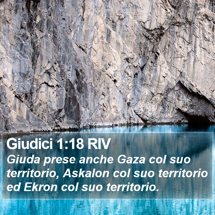 Giudici 1:18 RIV Bible Study