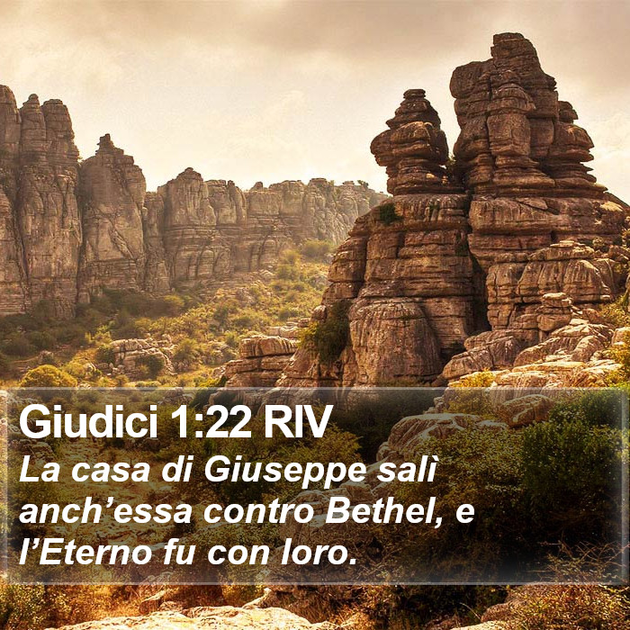 Giudici 1:22 RIV Bible Study