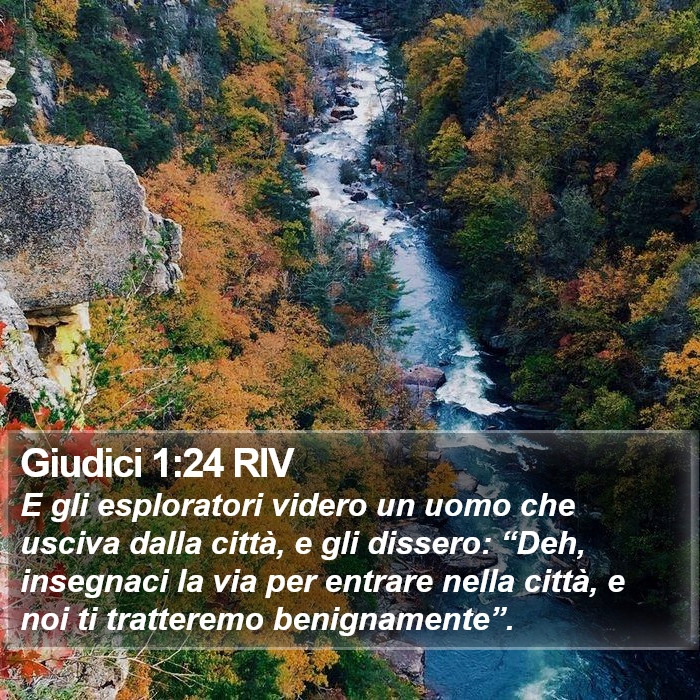 Giudici 1:24 RIV Bible Study