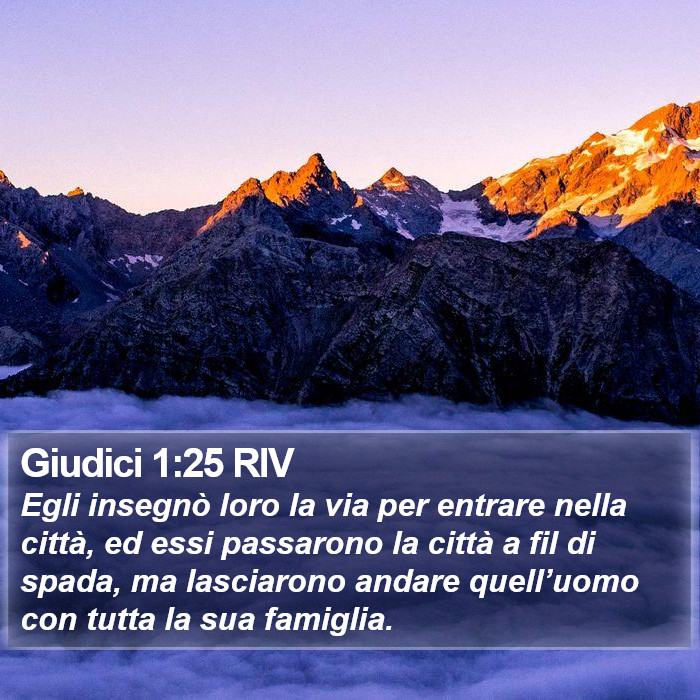 Giudici 1:25 RIV Bible Study