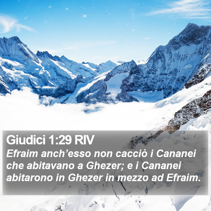 Giudici 1:29 RIV Bible Study